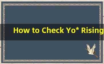 How to Check Yo* Rising Sign on the Sun and Moon